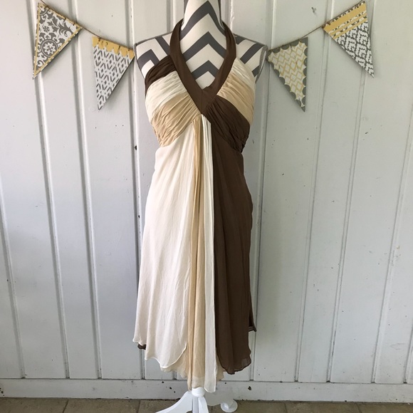 Sangria Woman Dresses & Skirts - Sangria Woman Silk Halter Dress